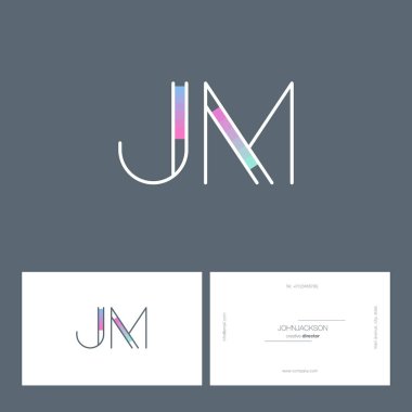 satır ortak harf logo Jm