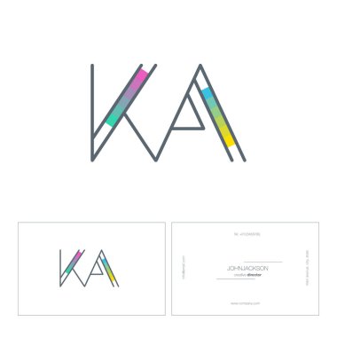 çizgi harf logo Ka
