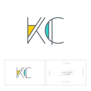 çizgi harf logo Kc