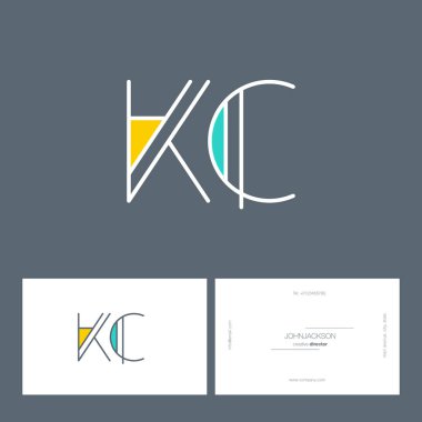 çizgi harf logo Kc