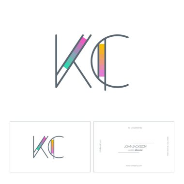 çizgi harf logo Kc
