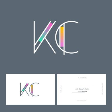 çizgi harf logo Kc