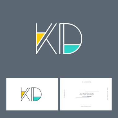 çizgi harf logo Kd