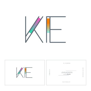 çizgi harf logo Ke