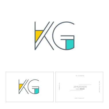 çizgi harf logo Kg