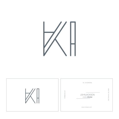 çizgi harf logo kı