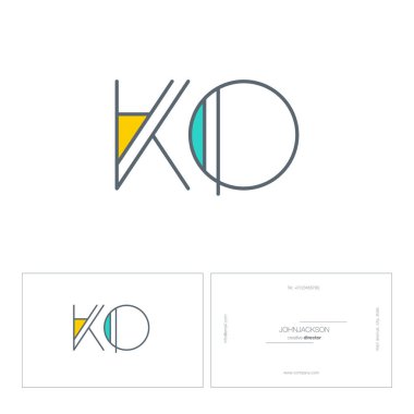çizgi harf logo Ko