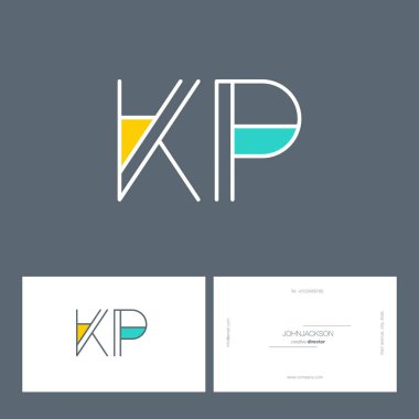 çizgi harf logo Kp