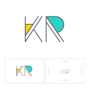 çizgi harf logo Kr