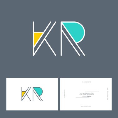çizgi harf logo Kr