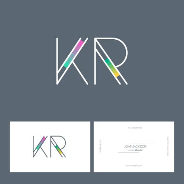 çizgi harf logo Kr