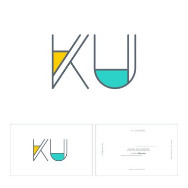 çizgi harf logo Ku
