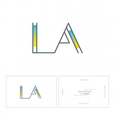 çizgi harf logo La