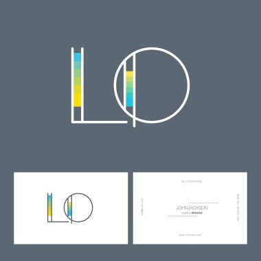 çizgi harf logo Lo