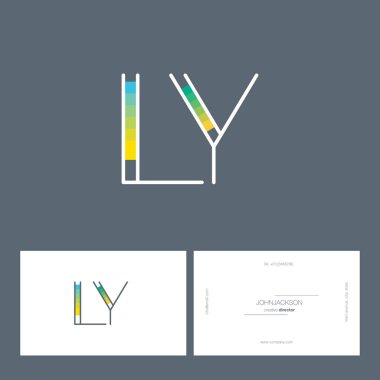 çizgi harf logo Ly