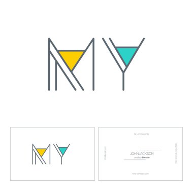 çizgi harf logo benim