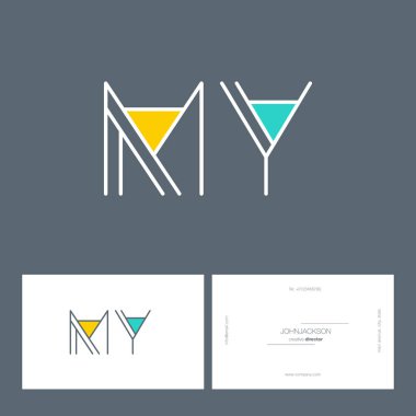 çizgi harf logo benim