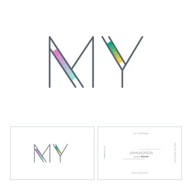 çizgi harf logo benim