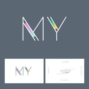 çizgi harf logo benim