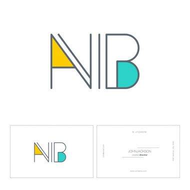 çizgi harf logo Nb