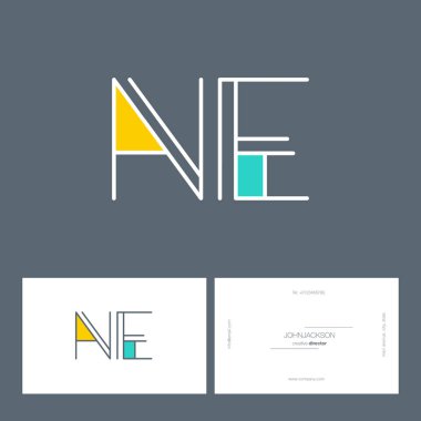 çizgi harf logo Ne