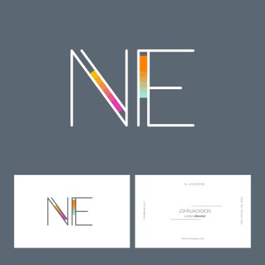çizgi harf logo Ne