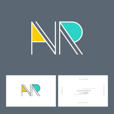çizgi harf logo Nr