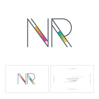 çizgi harf logo Nr