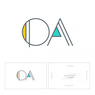 satır ortak harf logo Oa