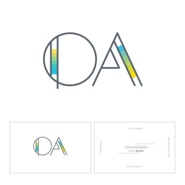 satır ortak harf logo Oa