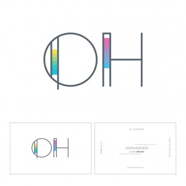 satır ortak harf logo Oh