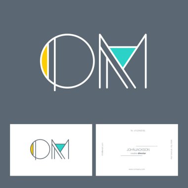 satır ortak harf logo Om