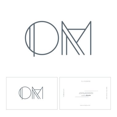 satır ortak harf logo Om