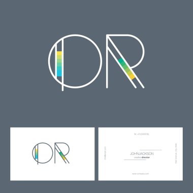 ortak harf logo satır veya