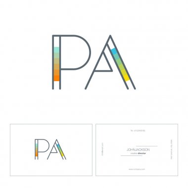 satır ortak harf logo Pa