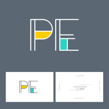 satır ortak harf logo Pe