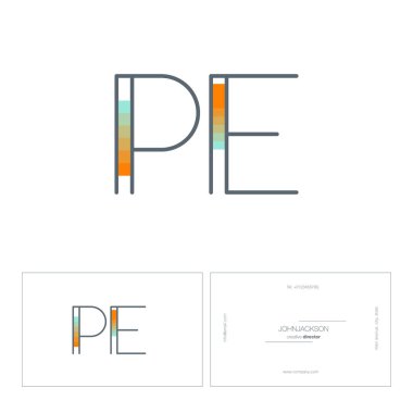 satır ortak harf logo Pe