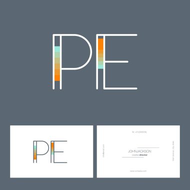 satır ortak harf logo Pe