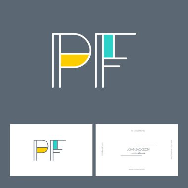 satır ortak harf logo Pf