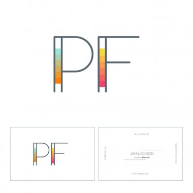 satır ortak harf logo Pf