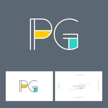 satır ortak harf logo Pg