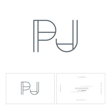 satır ortak harf logo Pj