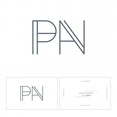 satır ortak harf logo Pn