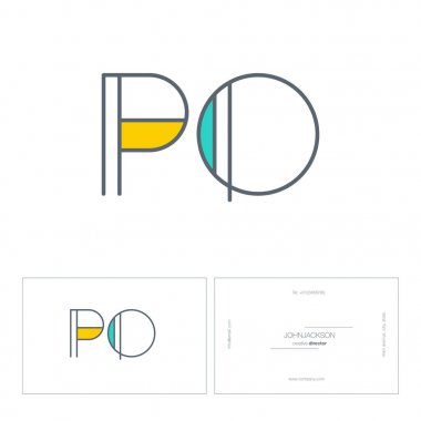 satır ortak harf logo Po