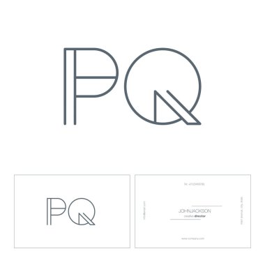 satır ortak harf logo Pq