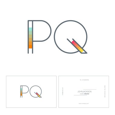 satır ortak harf logo Pq