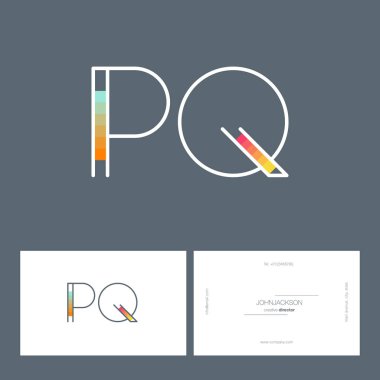 satır ortak harf logo Pq