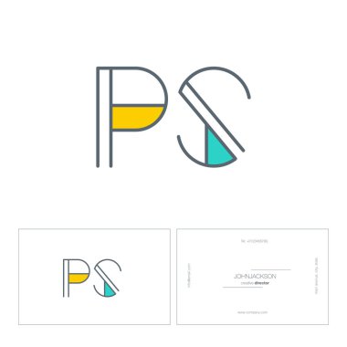 satır ortak harf logo Ps