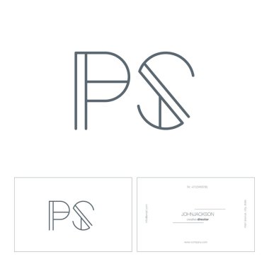 satır ortak harf logo Ps