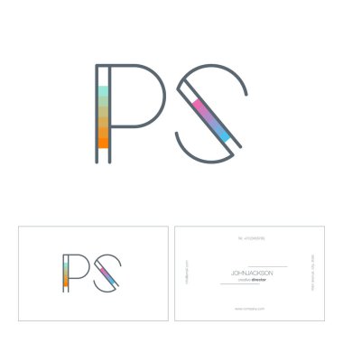 satır ortak harf logo Ps